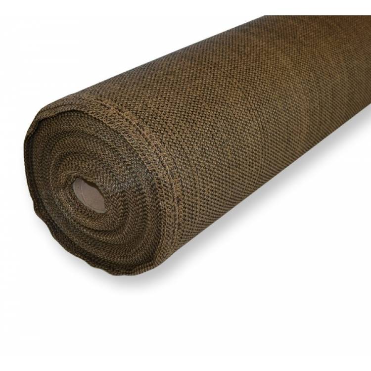 HortiSHADE schermgaas 50 x 2 meter, (93% schaduw, 285 gr/m²) (zwartbruin) ( 100 m² per rol)