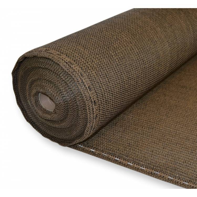 HortiSHADE schermgaas 50 x 2 meter, (93% schaduw, 285 gr/m²) (zwartbruin) ( 100 m² per rol)