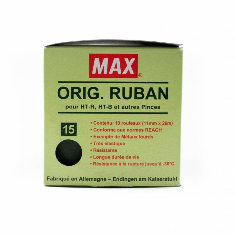 MAX Tape 0,15 mm groen, 26 meter per rol (10 rolletjes per doosje)