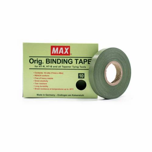 MAX Tape 0,10 mm groen, 40 meter per rol (10 rolletjes per doosje)