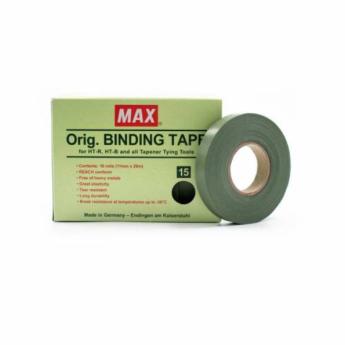 MAX Tape 0,15 mm groen, 26 meter per rol (10 rolletjes per doosje)