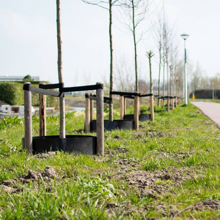 Arboleo gietrand HDPE zwart 2,00 mm 50 x 0,30 m (50 meter op een rol )