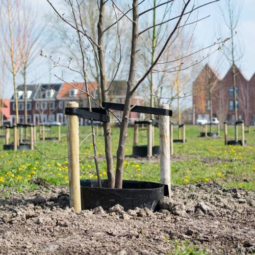 Arboleo gietrand HDPE zwart 1,50 mm 50 x 0,30 m (50 meter op een rol )