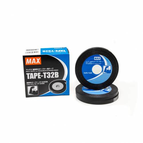 MAX strong bind tape zwart (T32B), 5 rollen (5 rolletjes per doosje)